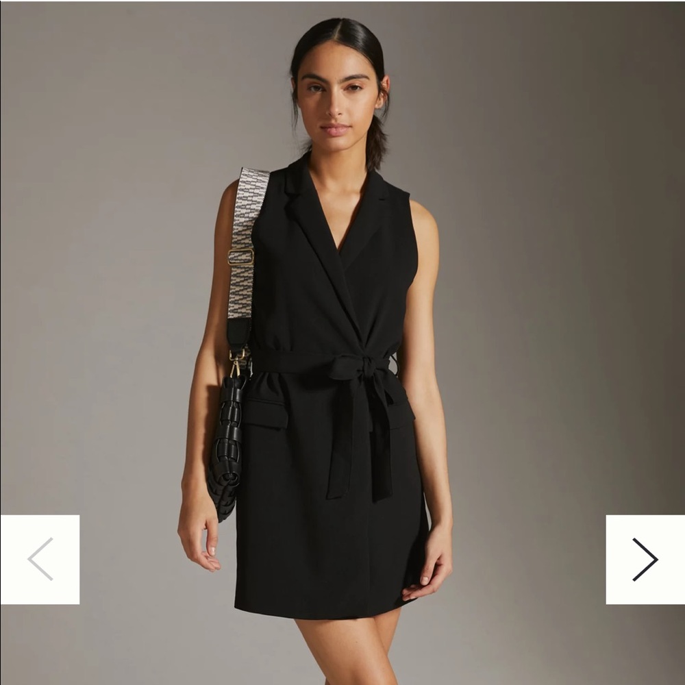Anthropologie - Sleeveless Vest Mini Dress